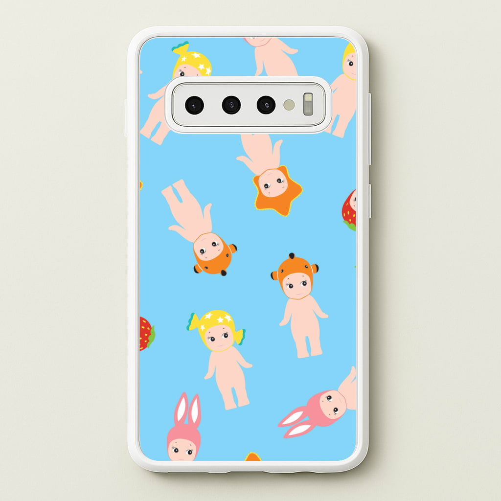 Angels Pattern Galaxy S10 Plus Case