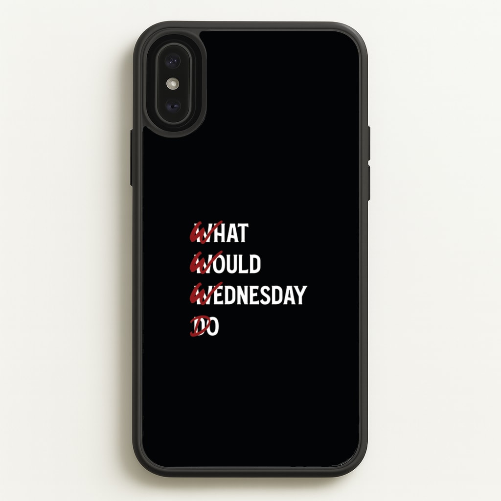 W.W.W.D iPhone XS Max Case