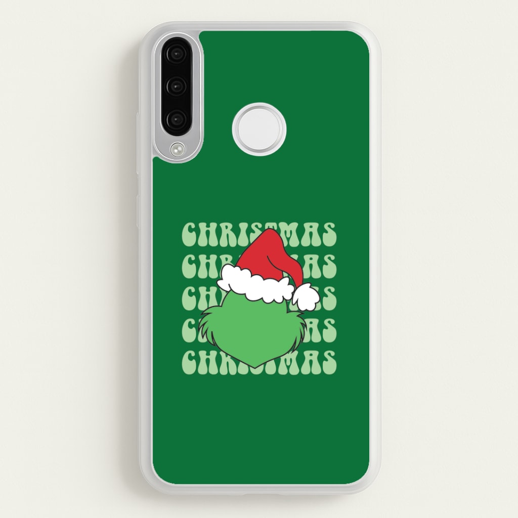 Green Creature Christmas Huawei P30 Lite Case