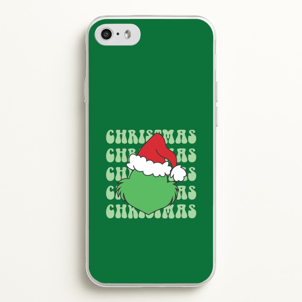 Green Creature Christmas iPhone 5 / 5s / SE 2016 Case