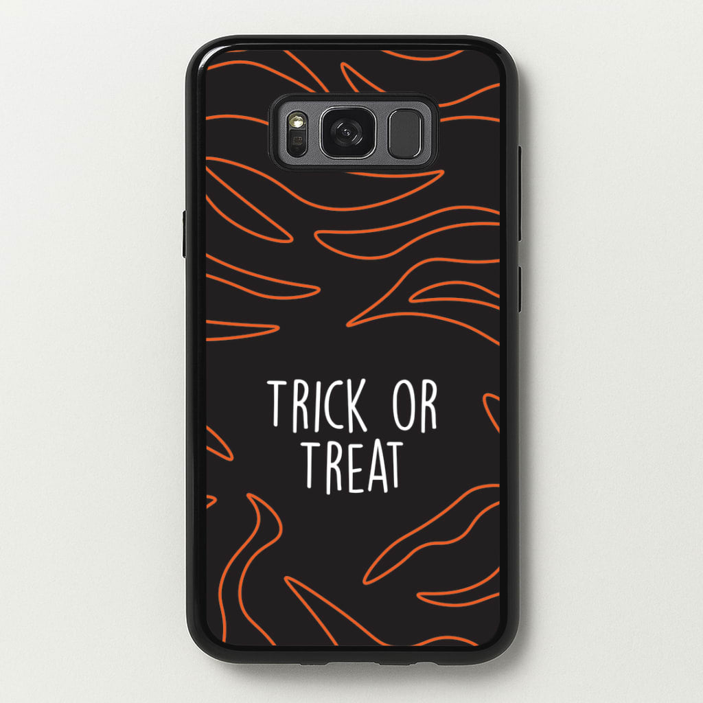 Zebra Print Trick Or Treat Galaxy S8 Case