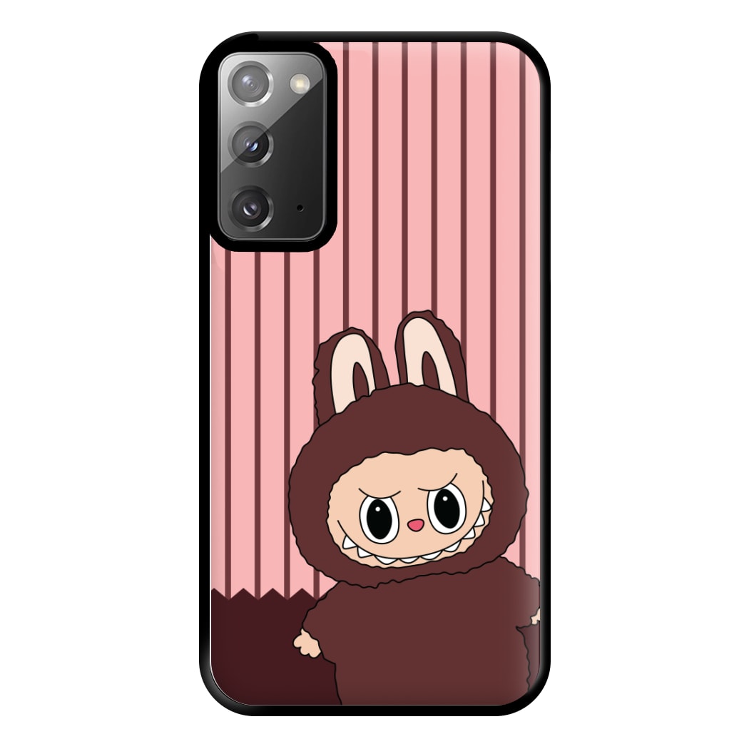 Stripey Cute Brown Monster Galaxy Note 20 Ultra Case