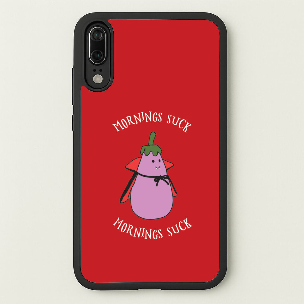 Mornings Suck Plush - Halloween Huawei P20 Case