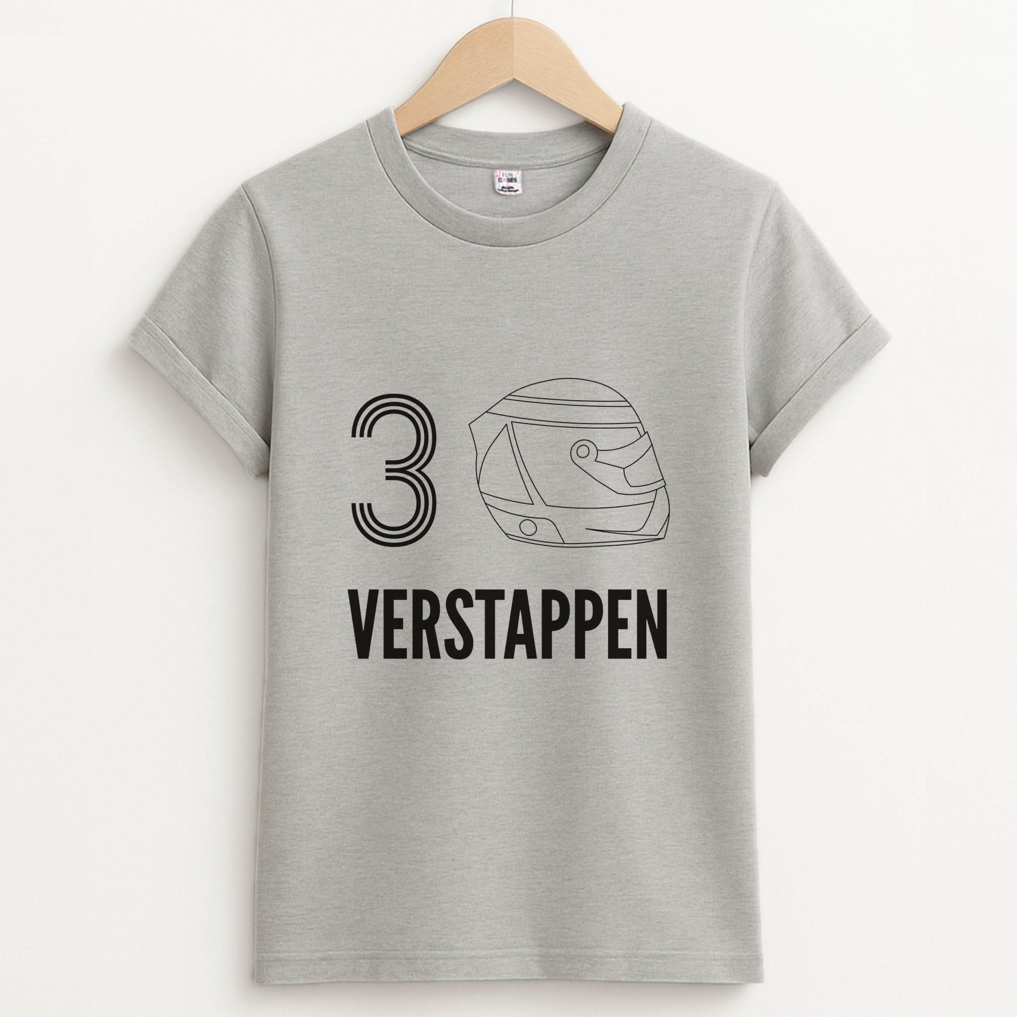 Verstappen Helmet 2026 Unisex Grey T-Shirt