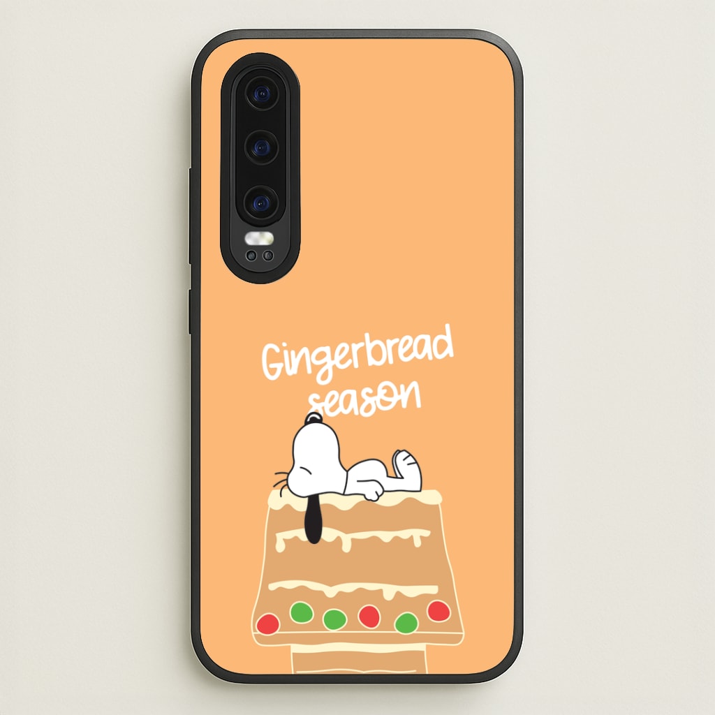 Cartoon Beagle Gingerbread House Huawei P30 Case