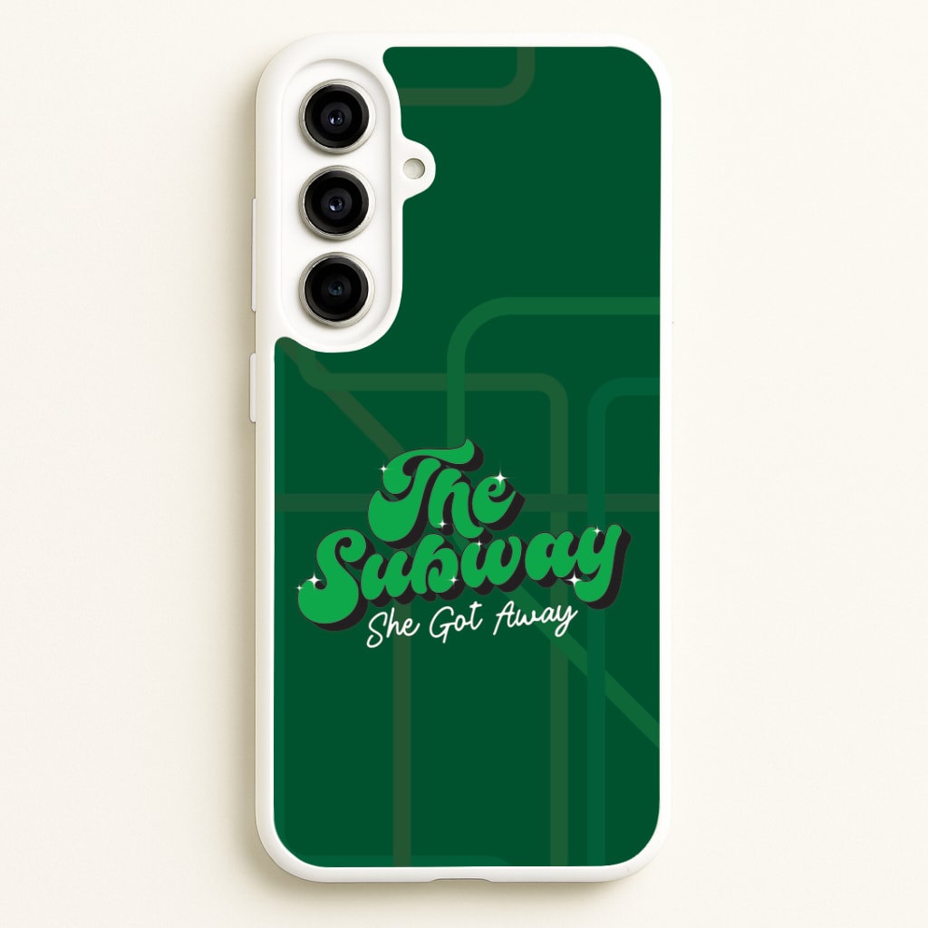 Subway Green Galaxy A56 Case