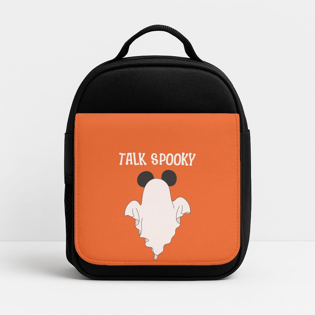 Talk Spooky To Me Mouse Ghost Insulated Lunch Bag