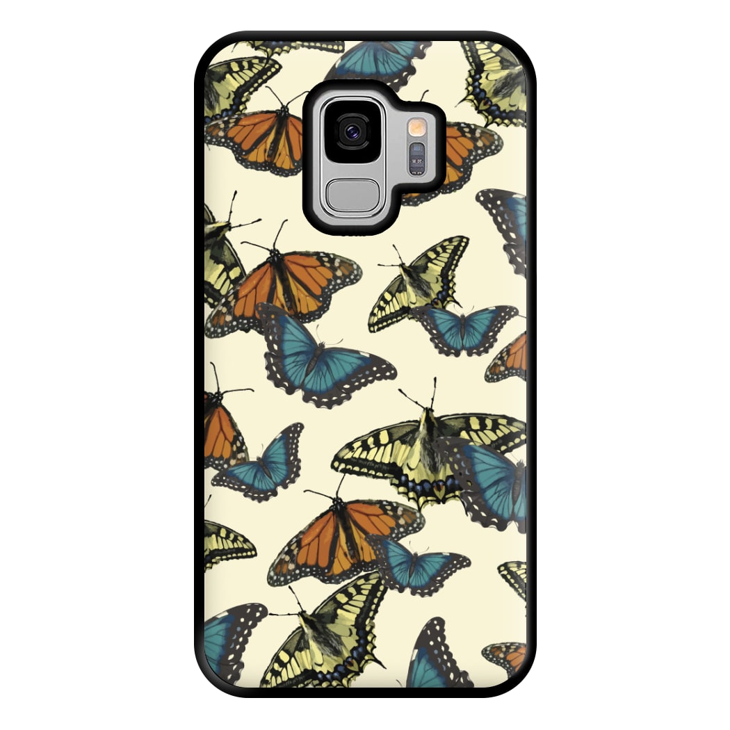 Butterfly Assortment Pattern Galaxy S9 Case