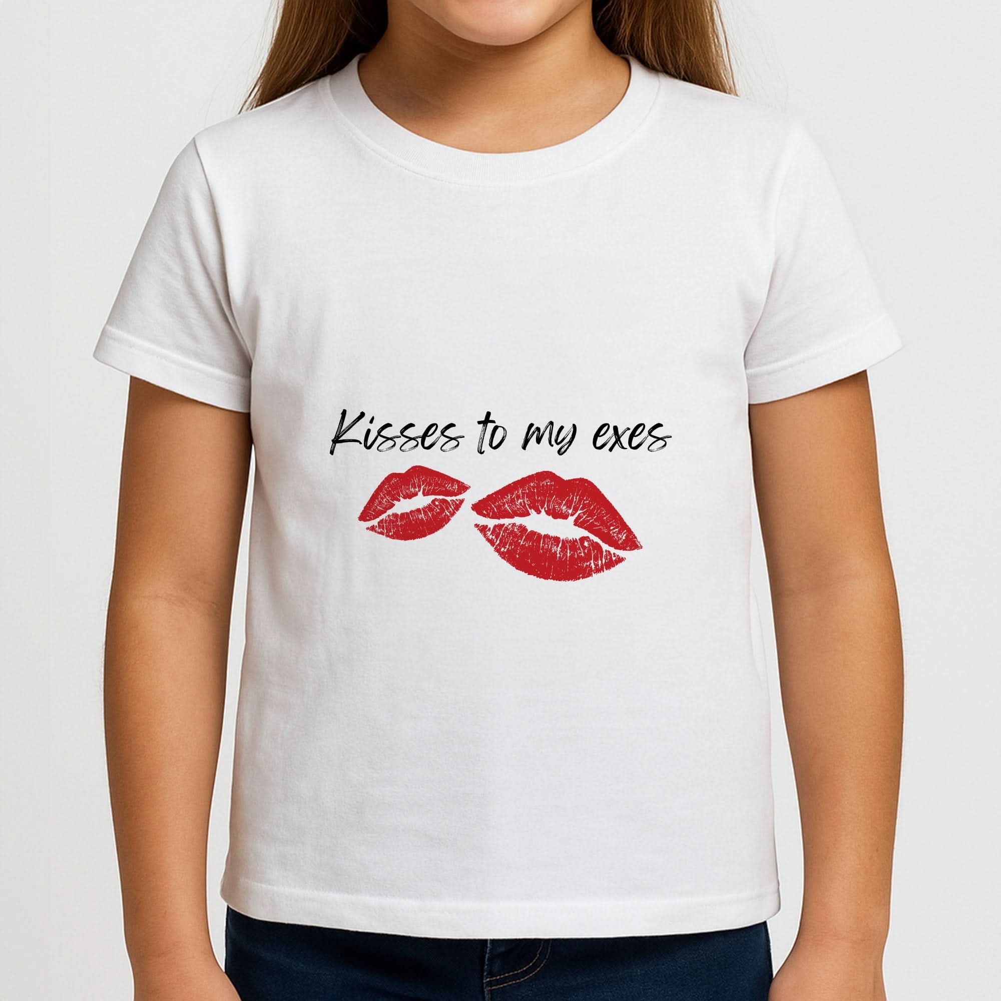Kisses To My Exes Girls T-Shirt