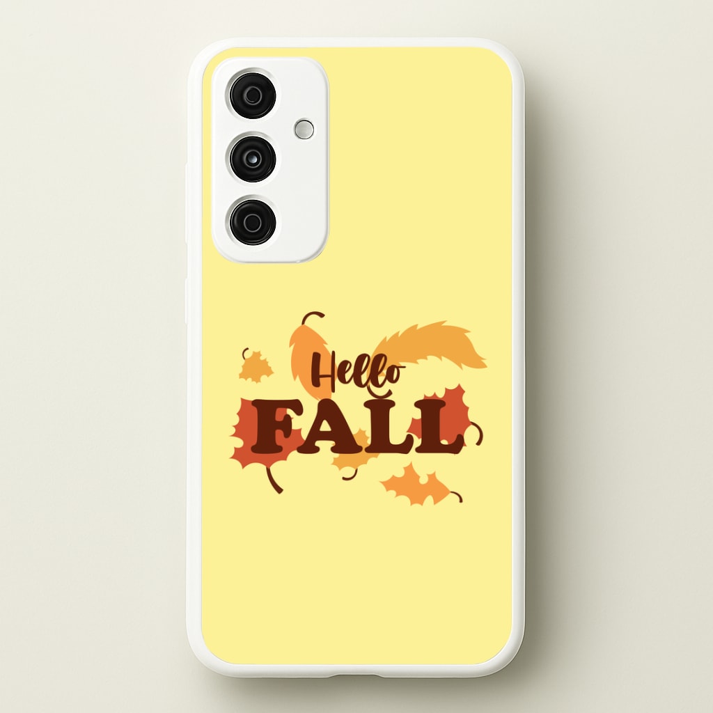 Hello Fall Galaxy A55 Case