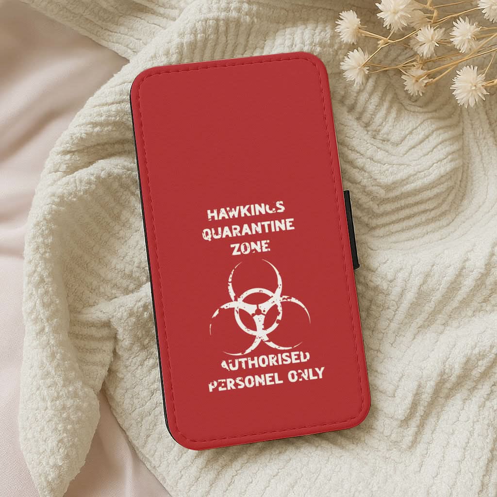 Hawkings Quarantine Zone Leather Phone Case