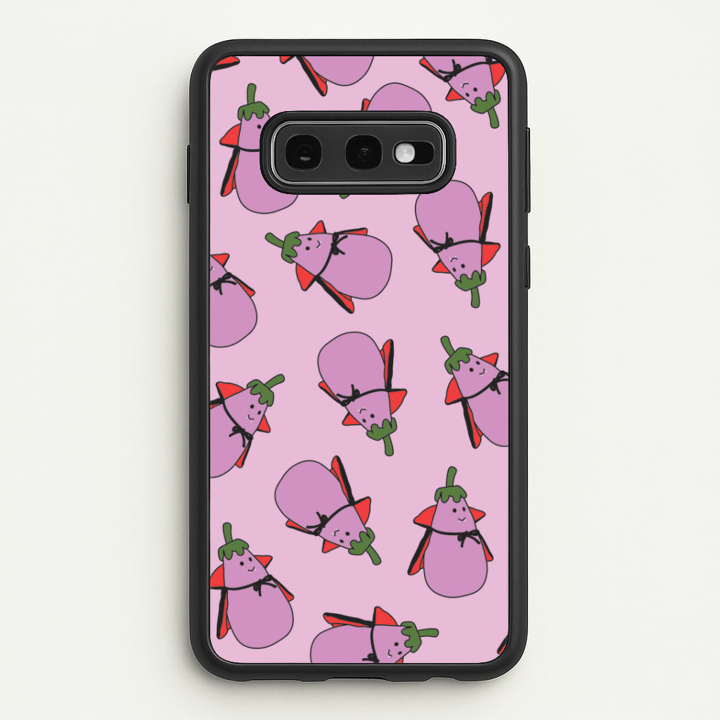 Vampire Vegetable Pattern - Halloween Galaxy S10e Case