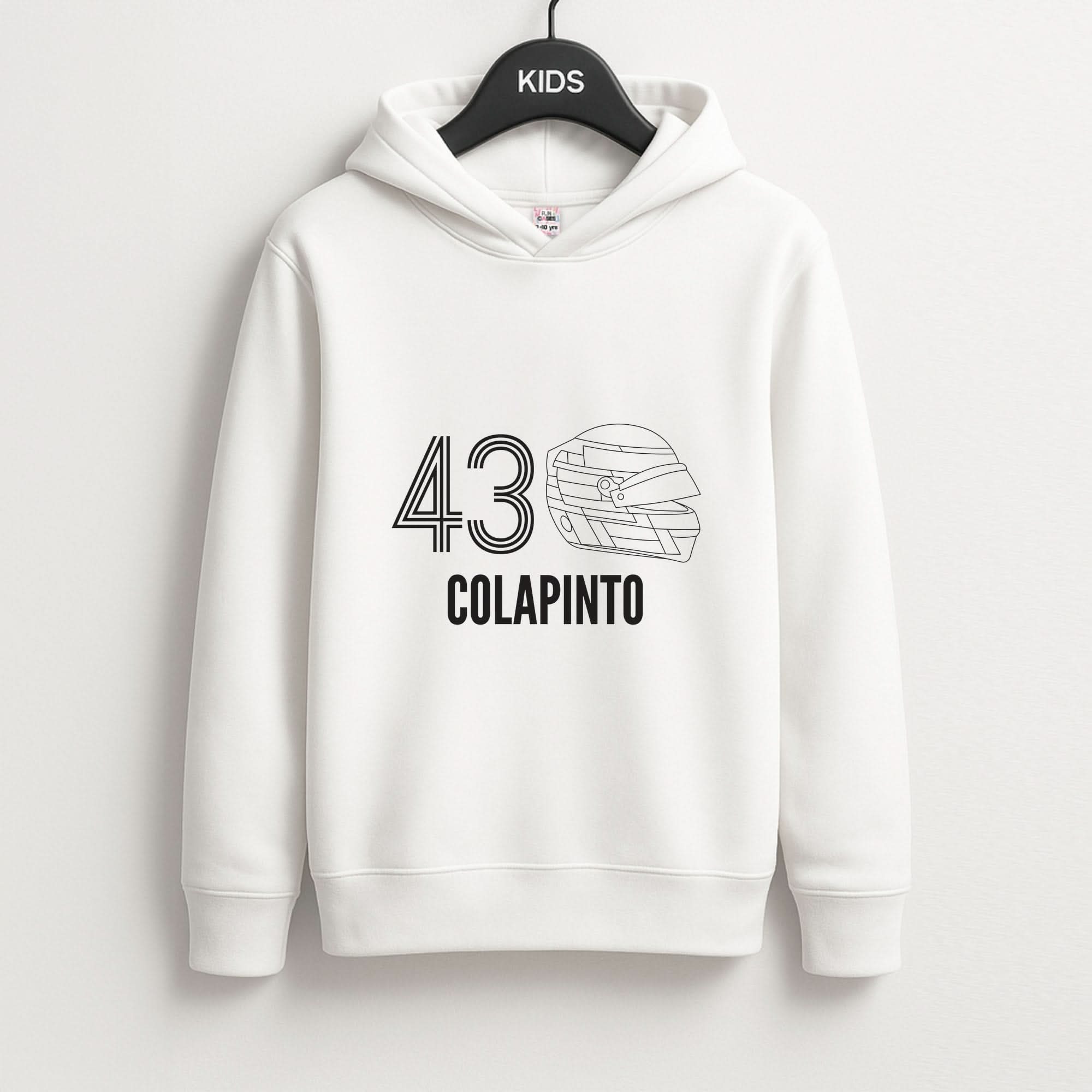 Colapinto Helmet 2026 Kids Hoodie
