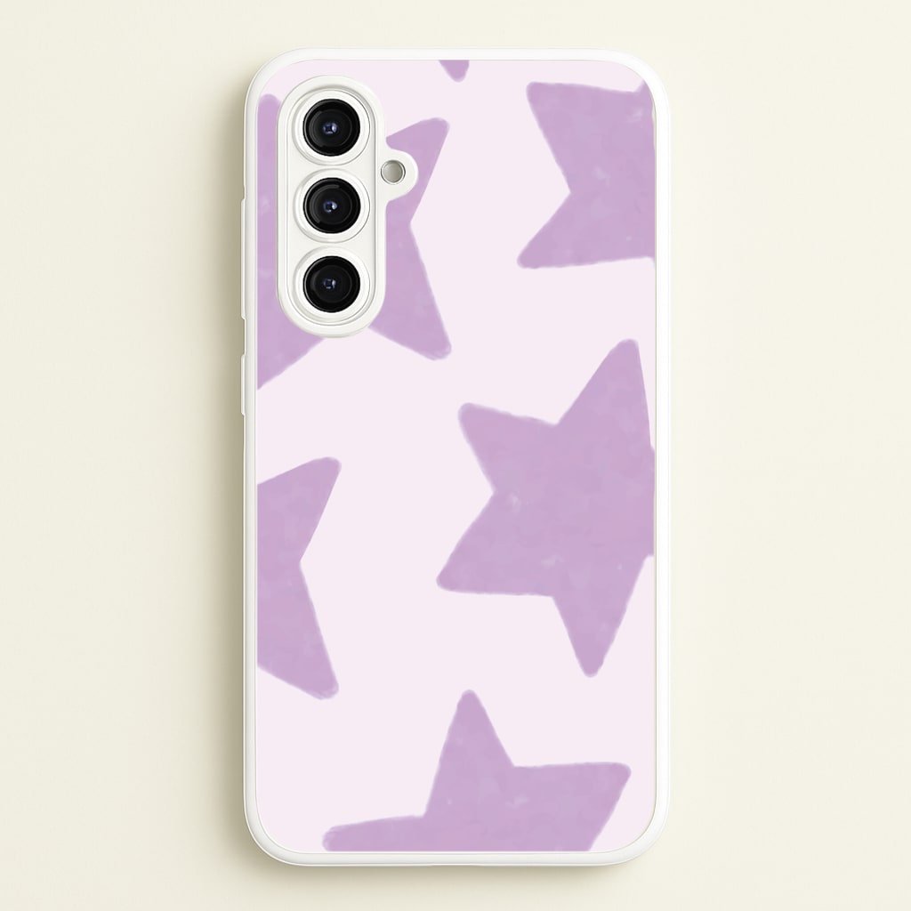 Lilac Stars Galaxy A16 Case