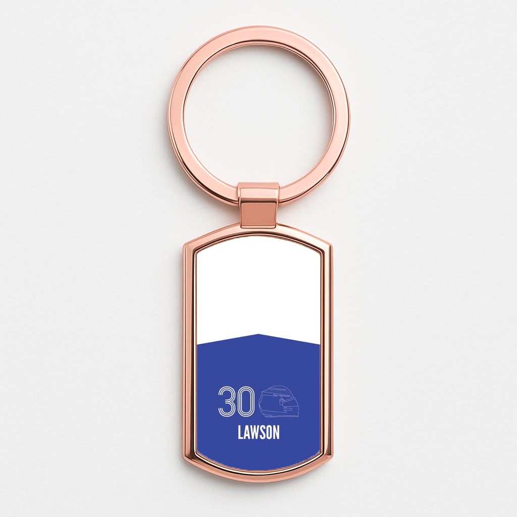 Lawson Helmet 2026 Rose Gold Keyring