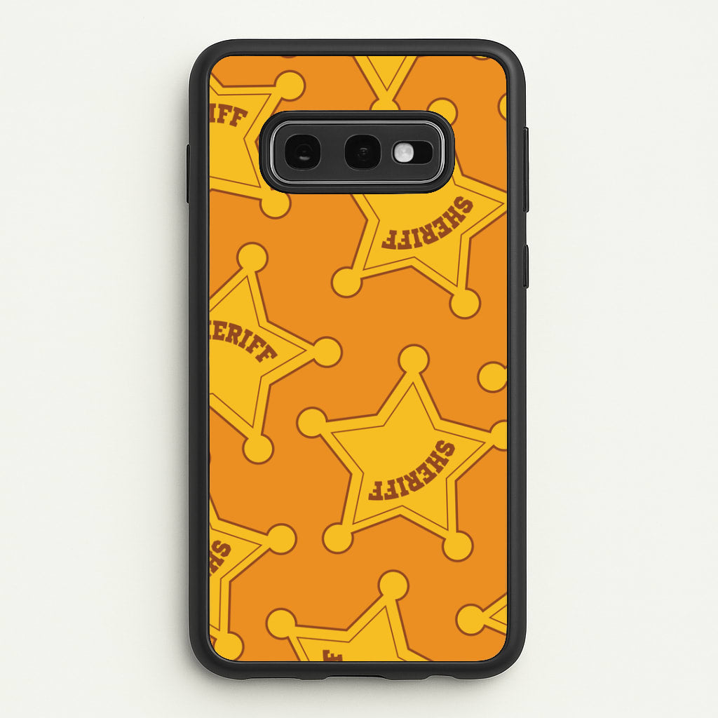 Sheriff Badge Pattern Galaxy S10e Case