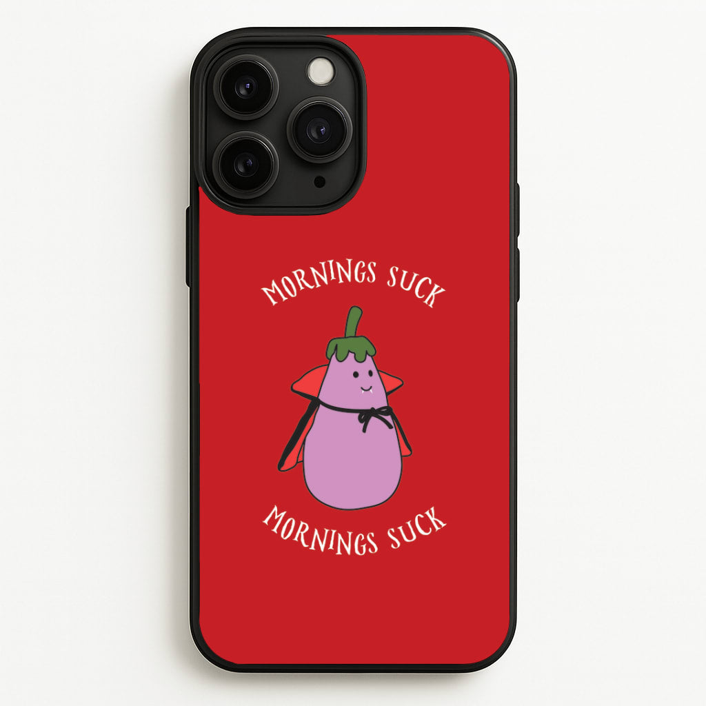 Mornings Suck Plush - Halloween iPhone 11 Pro Max Case
