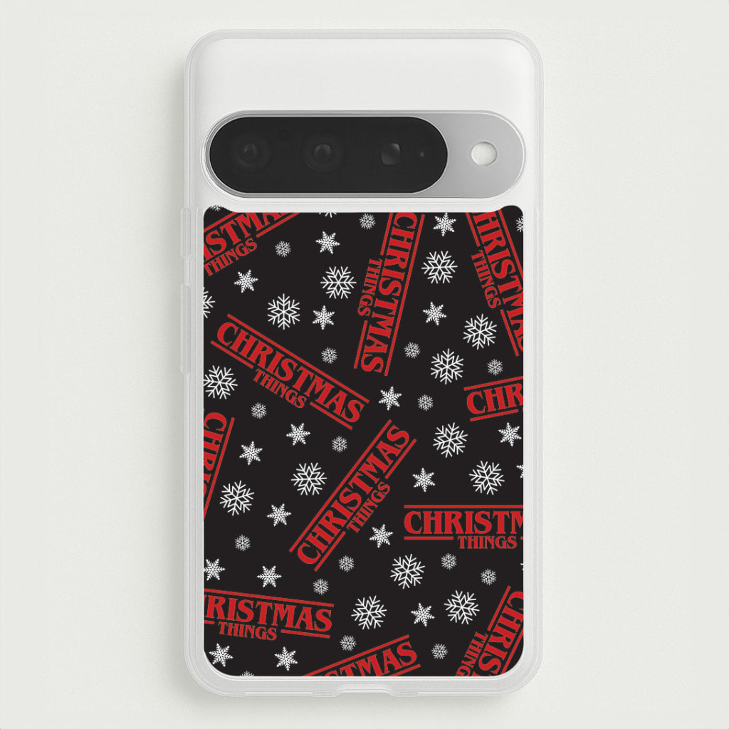 Christmas Things Snowflake Pattern Google Pixel 10 Pro XL Case