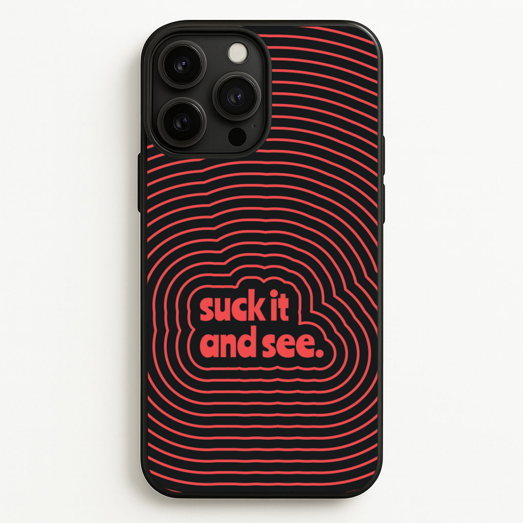 Suck It And See Psychedelic iPhone 13 Pro Max Case