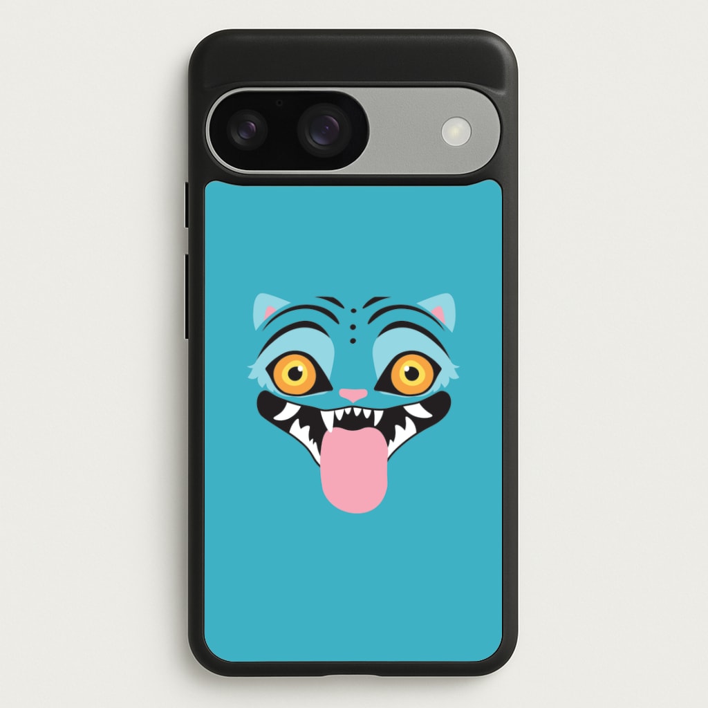 Demon Cat Face Google Pixel 9 / 9 Pro Case