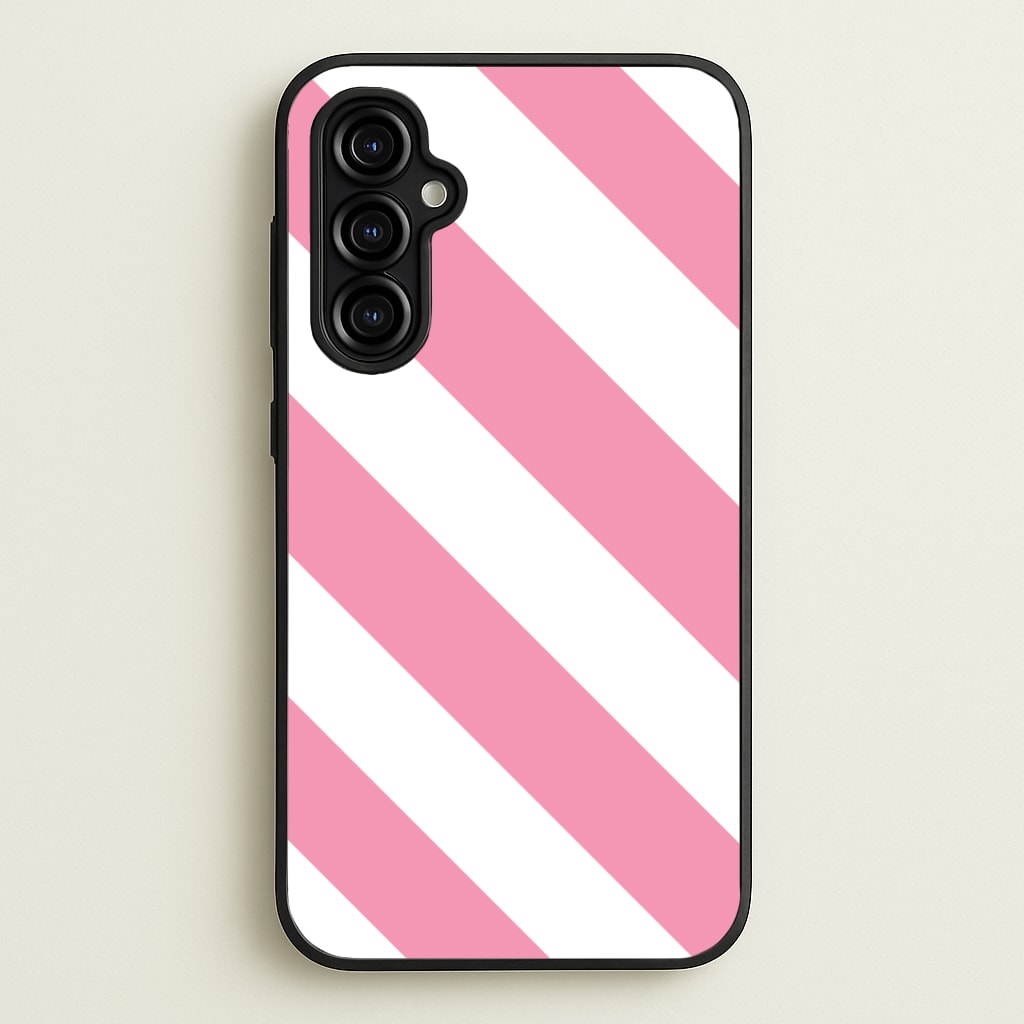 Candy Cane Stripes Galaxy A54 Case