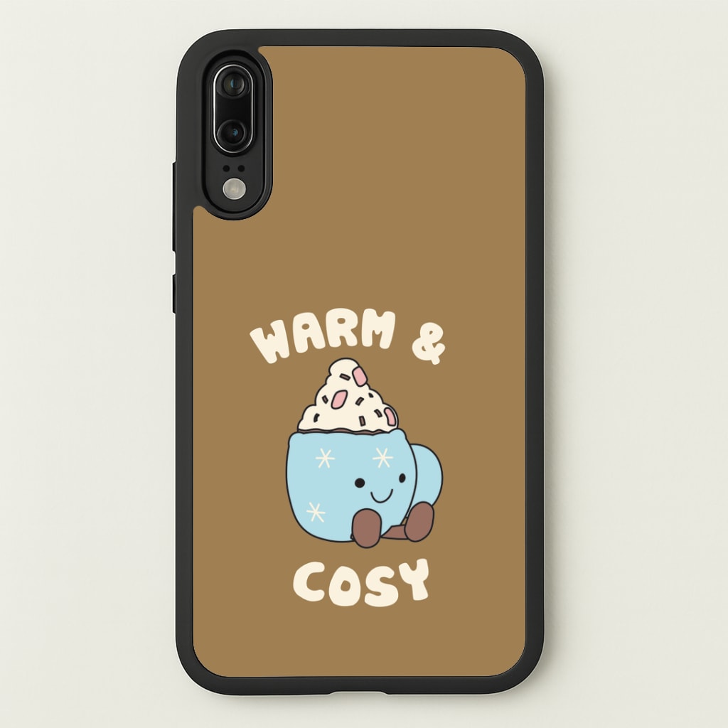 Hot Cocoa Plush Quote Huawei P20 Case