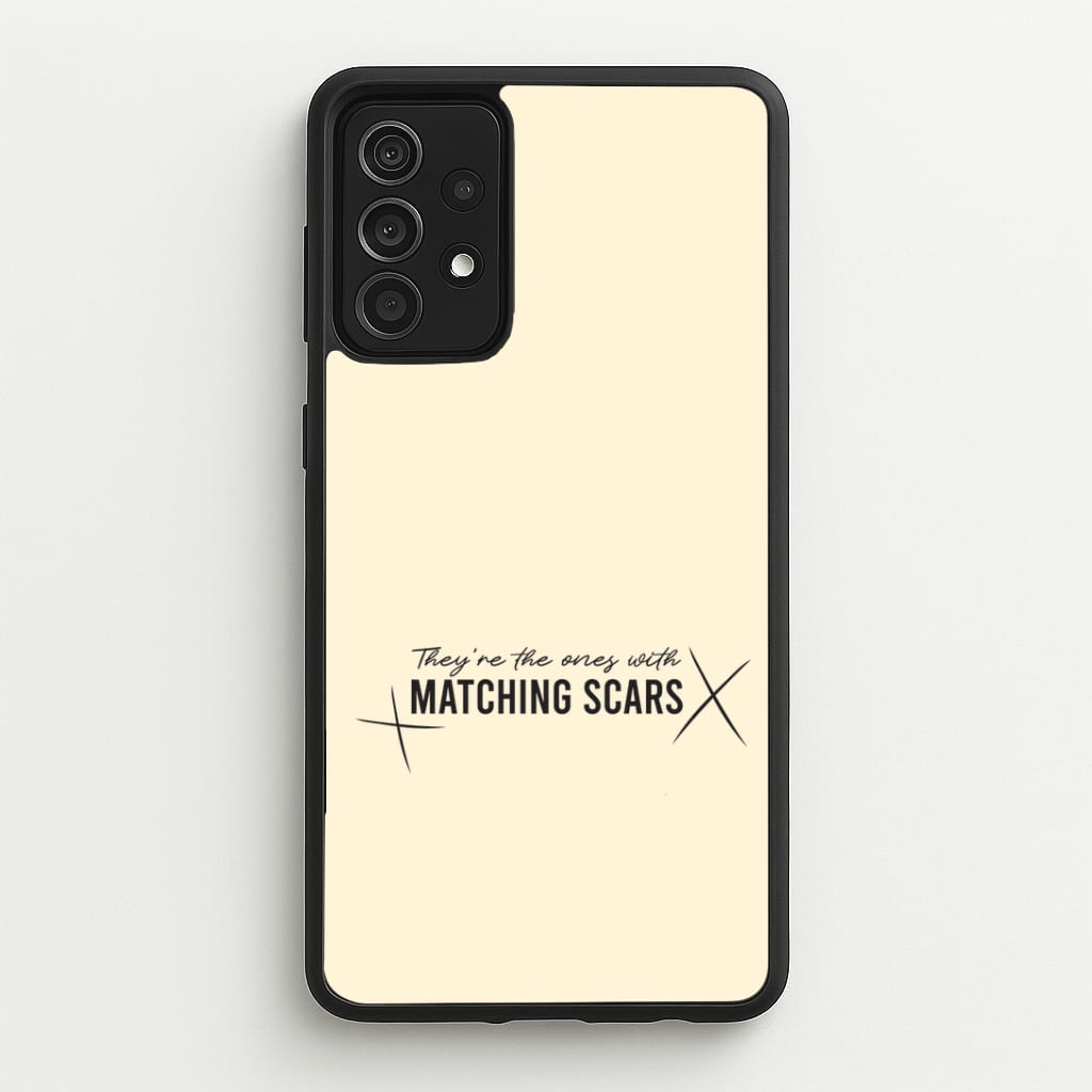 Matching Scars Galaxy A52 / A52s Case
