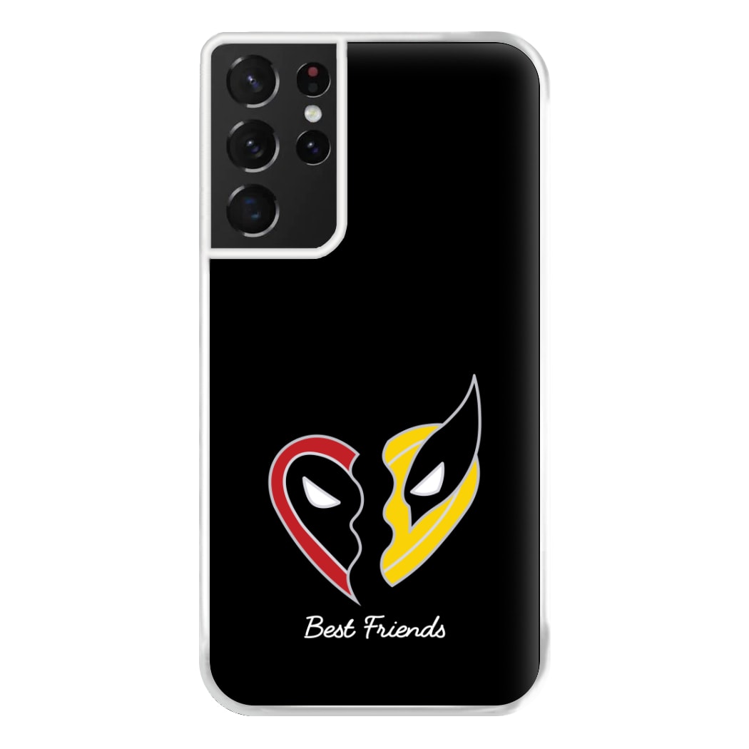 Superhero Best Friends Locket Galaxy S21 Ultra Case