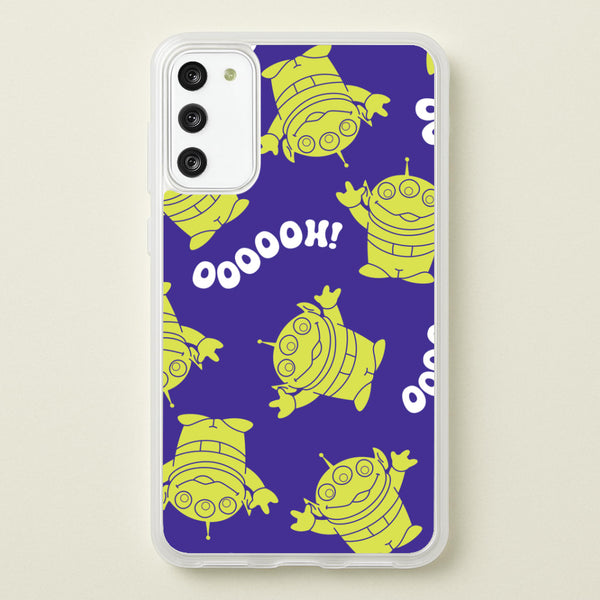Toy Aliens Silhouette Pattern Galaxy A41 Case