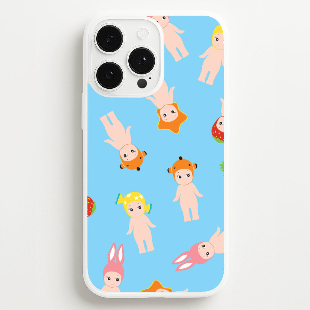 Angels Pattern iPhone 13 Pro Max Case