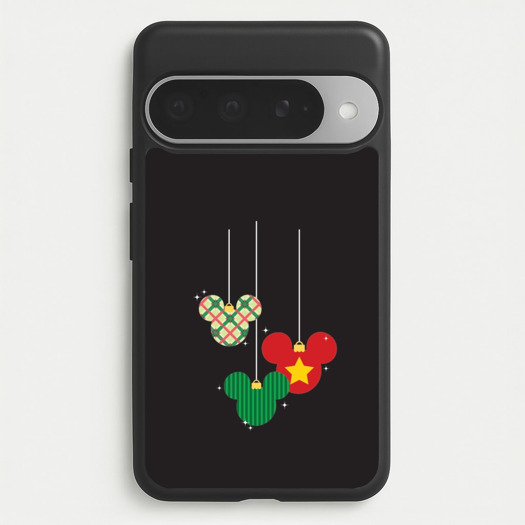Cartoon Mouse Hanging Baubles Google Pixel 10 Pro XL Case