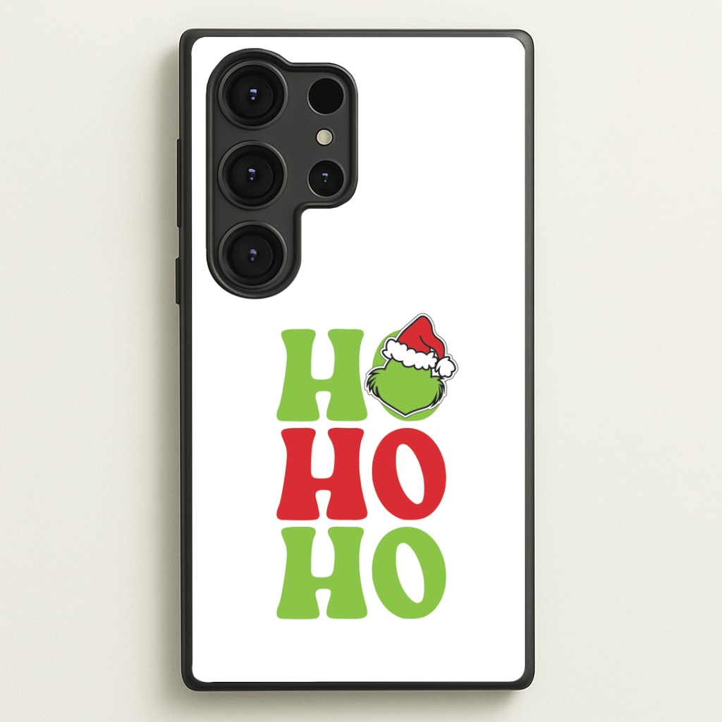 Green Ho Ho Ho Galaxy S25 Ultra Case