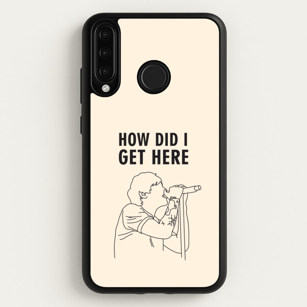 How Did I Get Here Outline Huawei P30 Lite Case