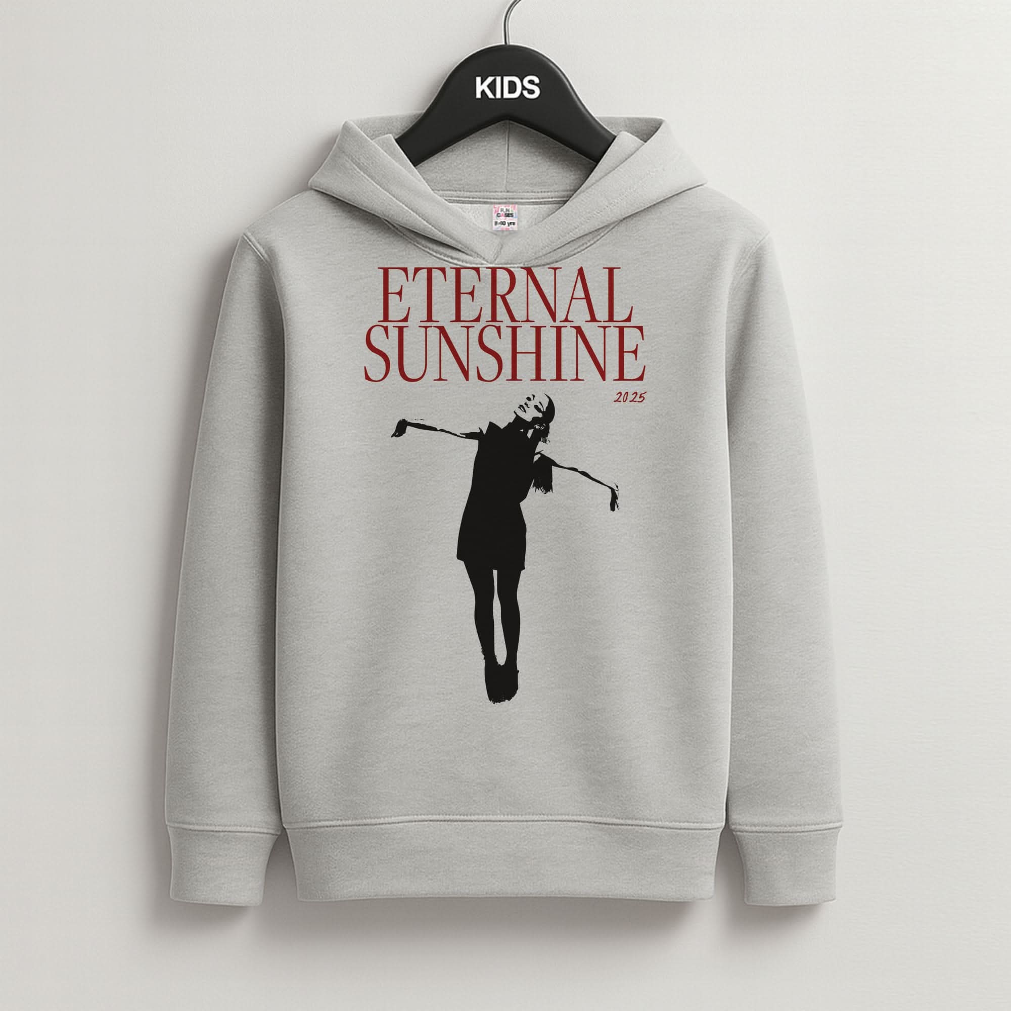 Red Sunshine 2025 Grey Kids Hoodie