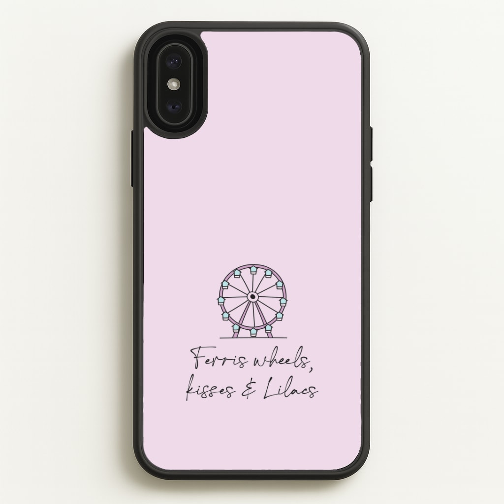 Ferris Wheels, Kisses & Lilacs iPhone XS Max Case