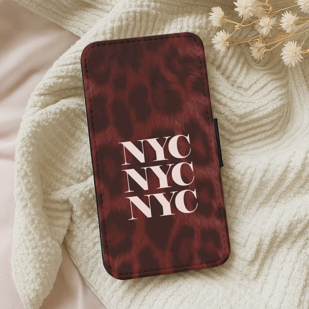 Concrete Jungle Leather Phone Case