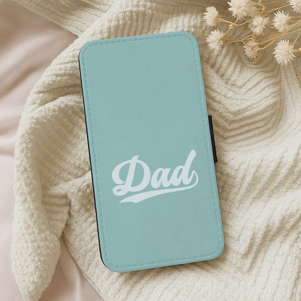 Dad Logo Leather Phone Case