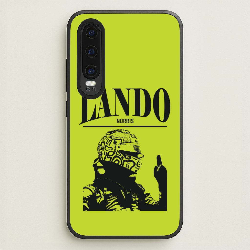 Lando Black And Green Huawei P30 Case