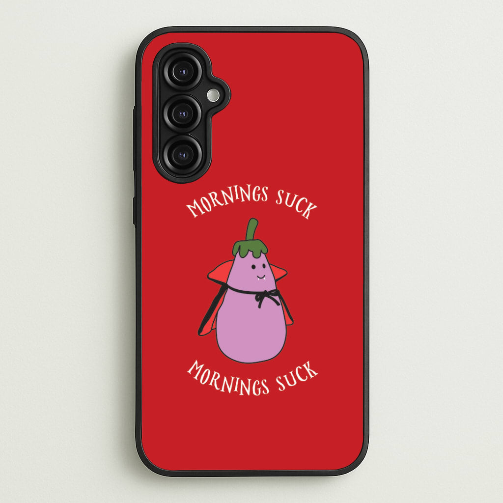 Mornings Suck Plush - Halloween Galaxy A14 Case