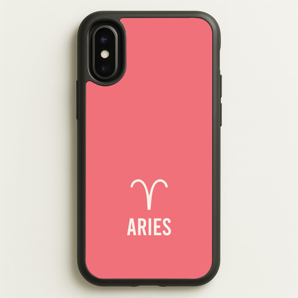 Aries Pastel Zodiac iPhone X / XS Case