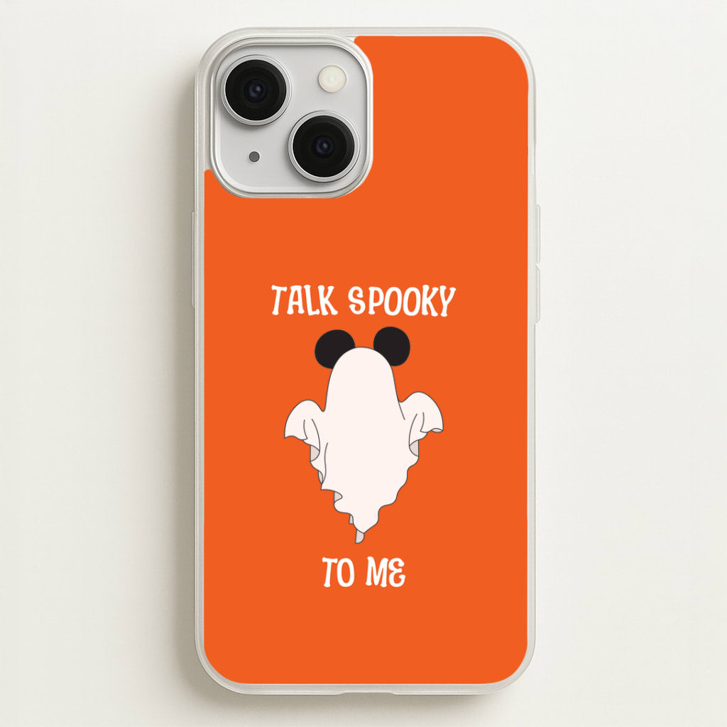 Talk Spooky To Me Mouse Ghost iPhone 13 Case