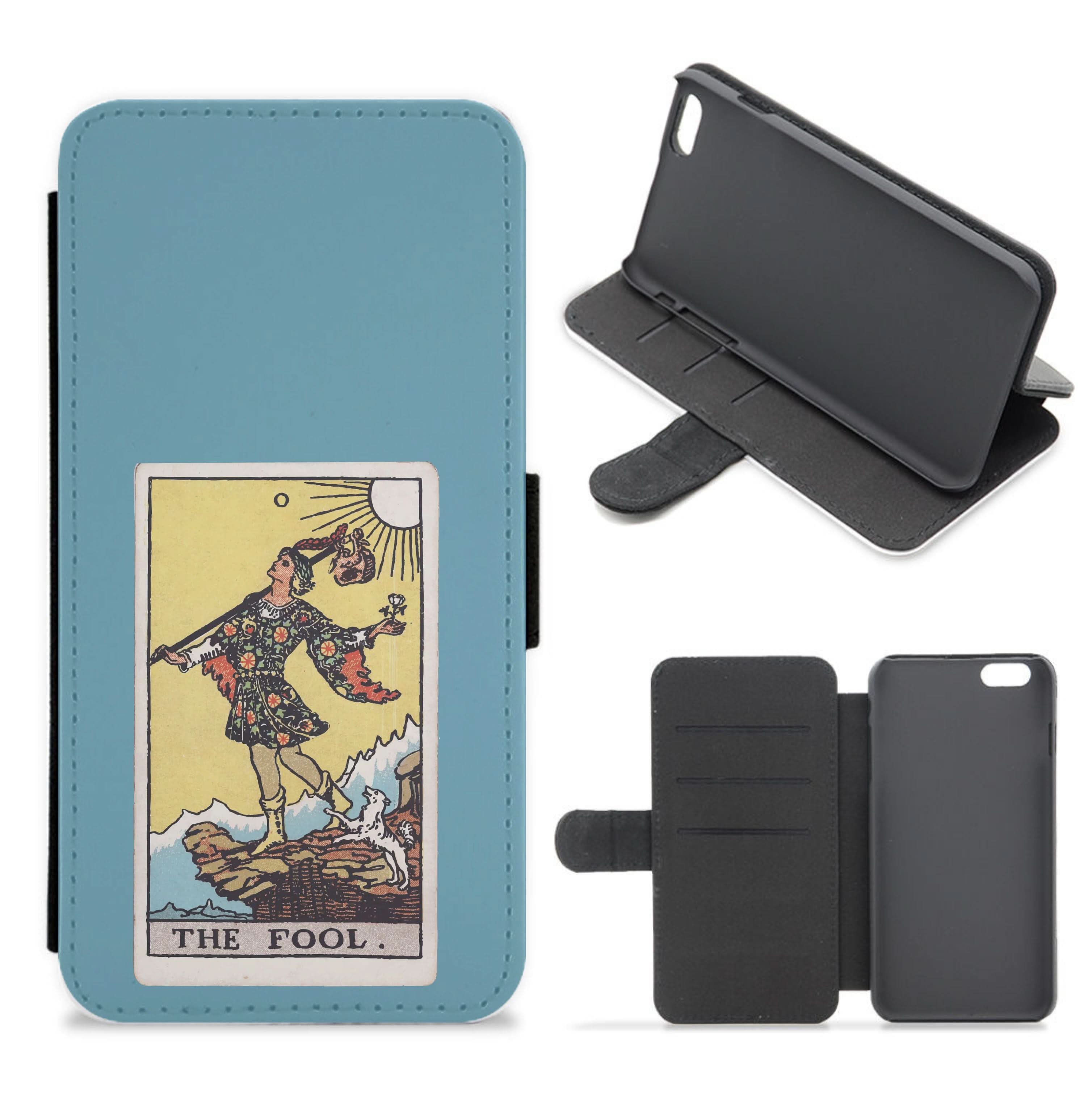 The Fool Tarot Card Flip / Wallet Phone Case