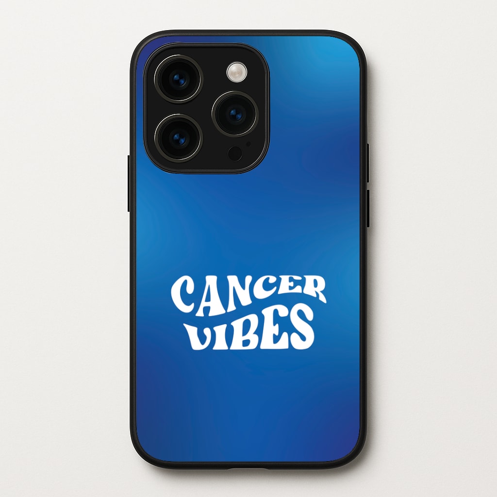 Cancer Vibes Gradient Zodiac iPhone 14 Pro Case