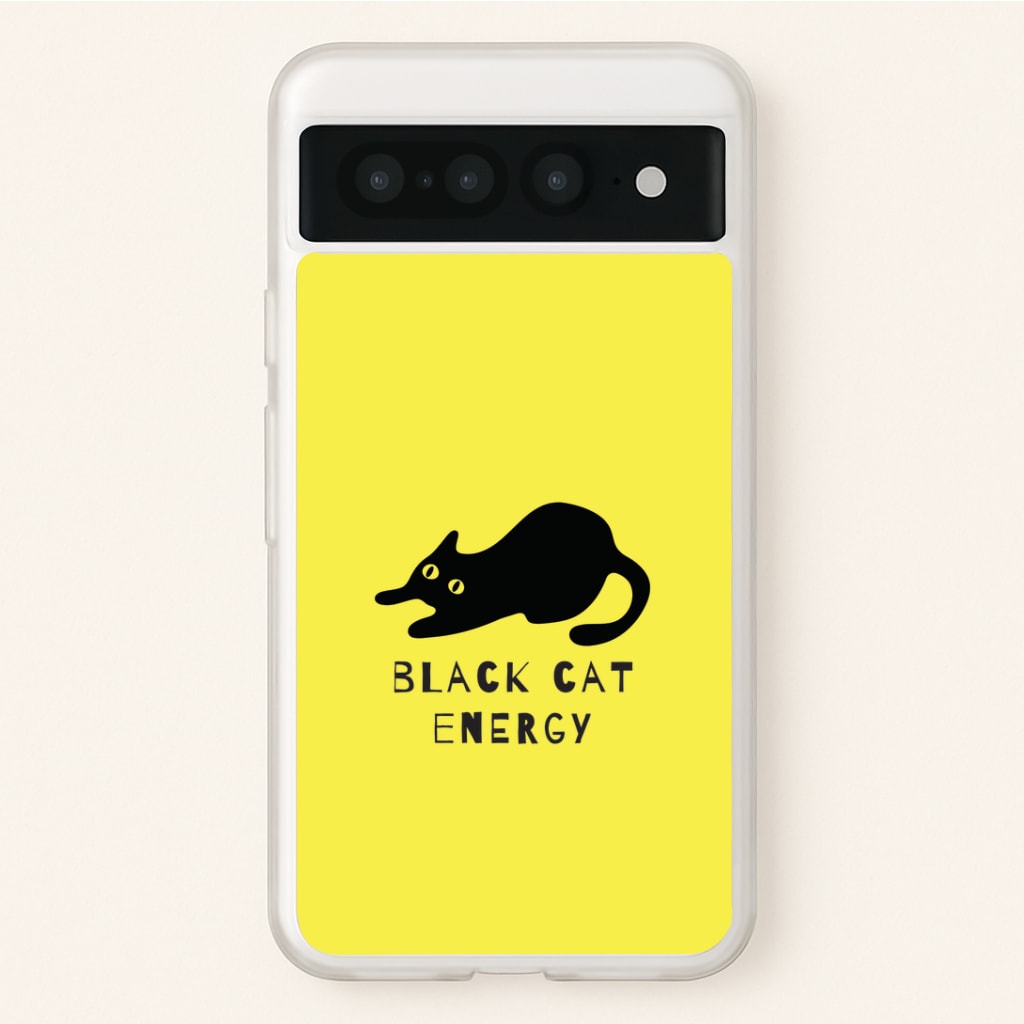 Black Cat Energy Google Pixel 7 Pro Case