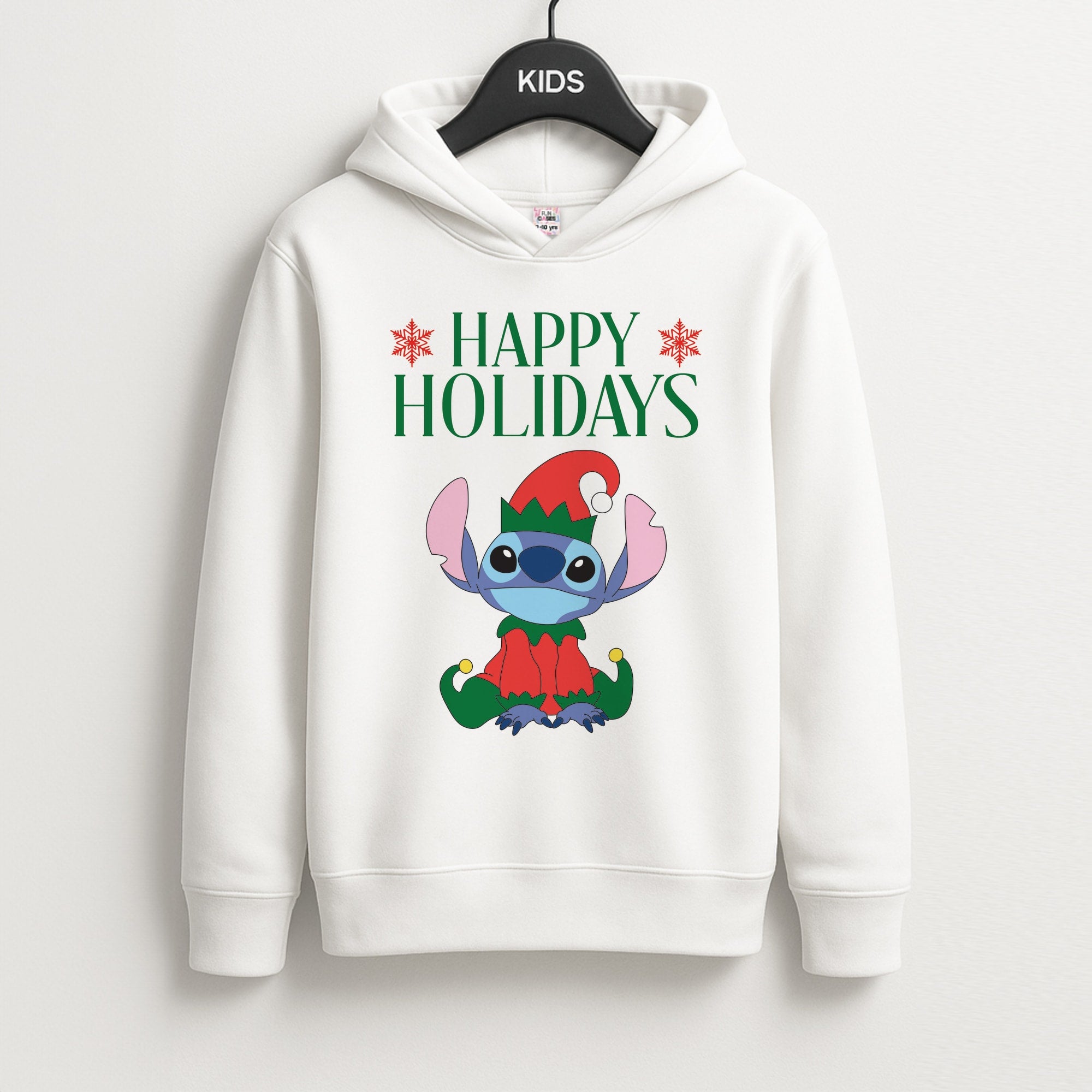 Cute Blue Alien Elf Kids Hoodie