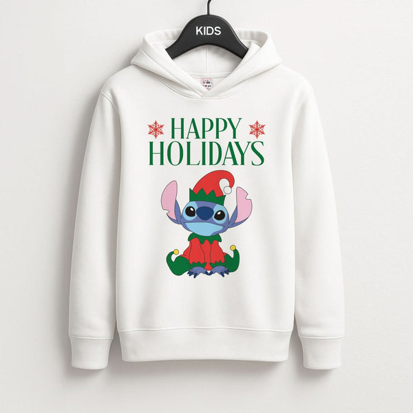 Cute Blue Alien Elf Kids Hoodie