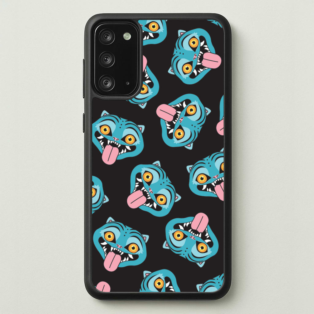 Demon Cat Pattern Galaxy Note 20 Case