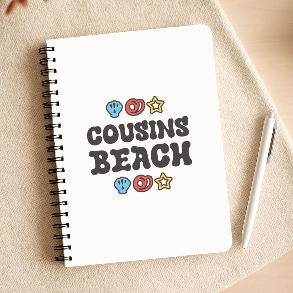 Cartoon Cousins Beach Notepad
