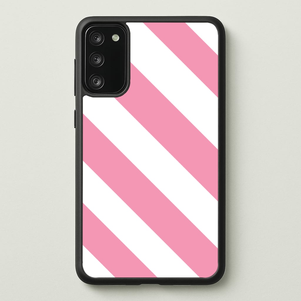Candy Cane Stripes Galaxy A41 Case
