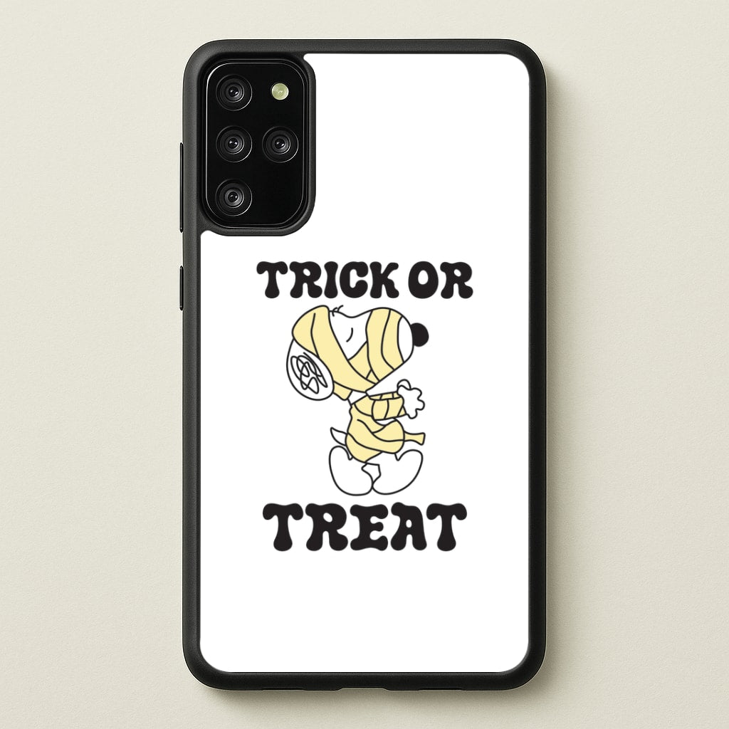 Trick Or Treat Cartoon Beagle Galaxy S20 Plus Case